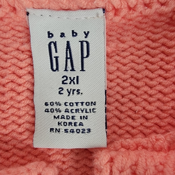 GAP Shirts & Tops Gap Toddler Girl Pink Cardigan Knit Sweater Size